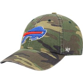 '47 Men's '47 Camo Buffalo Bills Woodland Clean Up Adjustable Hat 
