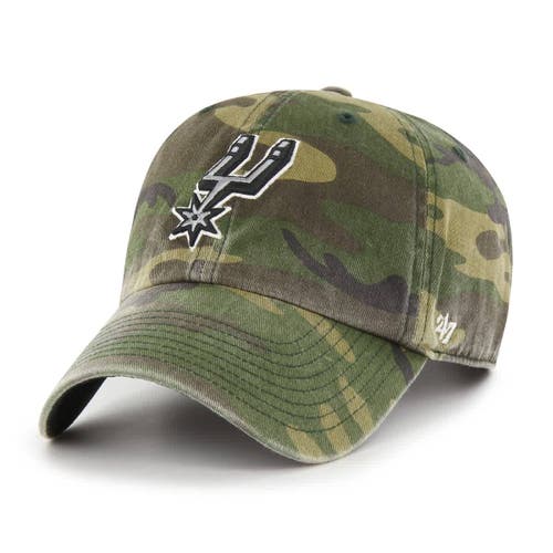 '47 Men's '47 Camo San Antonio Spurs Clean Up Adjustable Hat 