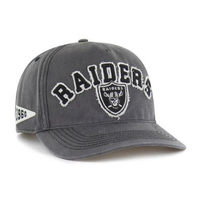 '47 Men's '47 Charcoal Las Vegas Raiders Calderwood Well Worn Hitch Adjustable Hat 