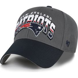 '47 Men's '47 Charcoal New England Patriots Split Block MVP Adjustable Hat 