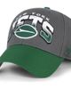 '47 Men's '47 Charcoal New York Jets Split Block MVP Adjustable Hat  - 1