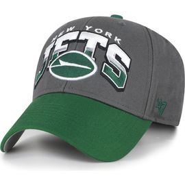 '47 Men's '47 Charcoal New York Jets Split Block MVP Adjustable Hat 