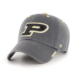 '47 Men's '47 Charcoal Purdue Boilermakers Ice Clean Up Adjustable Hat 