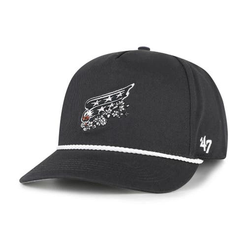 '47 Men's '47 Charcoal Washington Capitals Cherry Blossom Rope Hitch Adjustable Hat 