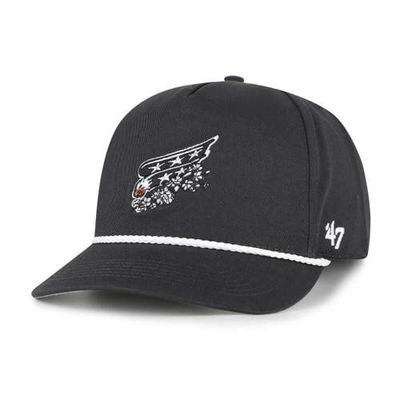 '47 Men's '47 Charcoal Washington Capitals Cherry Blossom Rope Hitch Adjustable Hat 