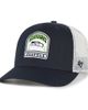 '47 Men's '47 College Navy Seattle Seahawks Headstone Trucker Adjustable Hat  - 1