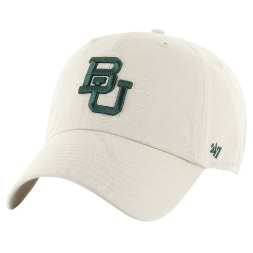 '47 Men's '47 Cream Baylor Bears Vintage Clean Up Adjustable Hat 