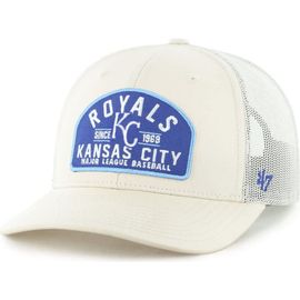 '47 Men's '47 Cream Kansas City Royals Leland Adjustable Trucker Hat 