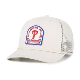 '47 Men's '47 Cream Philadelphia Phillies Gravestone Adjustable Trucker Hat 