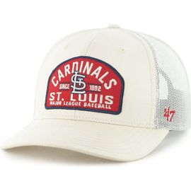'47 Men's '47 Cream St. Louis Cardinals Leland Adjustable Trucker Hat 