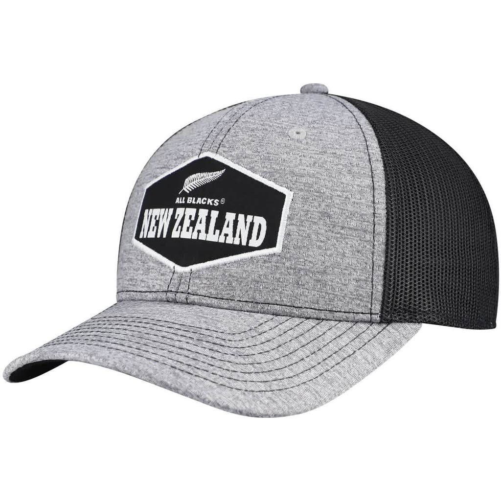 '47 Men's '47 Gray All Blacks Generic Mass Rodeo Patch Trucker Adjustable Hat 