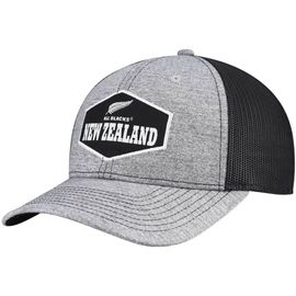 '47 Men's '47 Gray All Blacks Generic Mass Rodeo Patch Trucker Adjustable Hat 