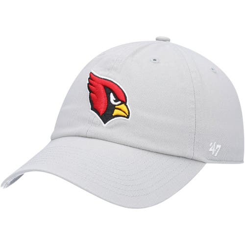 '47 Men's '47 Gray Arizona Cardinals Clean Up Adjustable Hat 