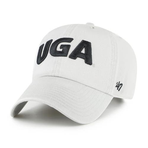 '47 Men's '47 Gray Georgia Bulldogs Clean Up Adjustable Hat 