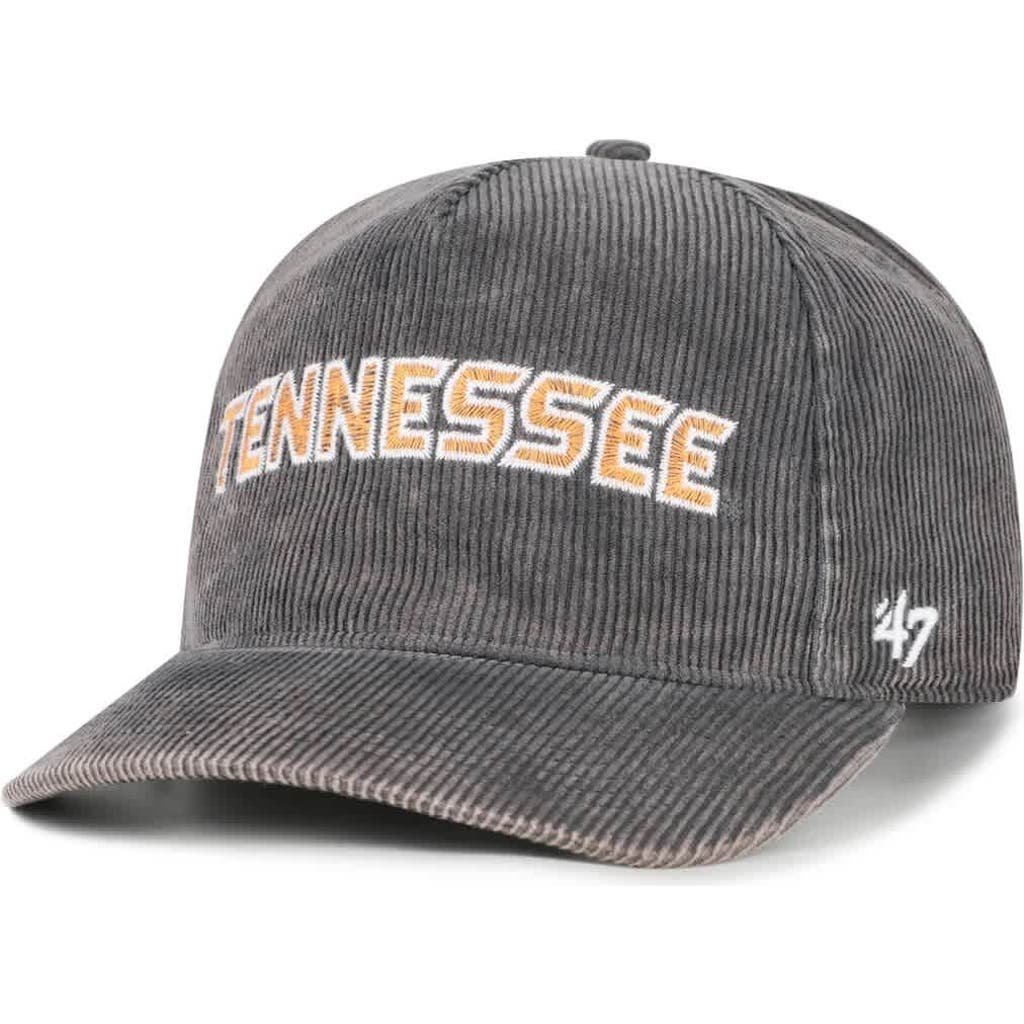 '47 Men's '47 Gray Tennessee Volunteers Reclaim Snow Wash Corduroy Hitch Adjustable Hat 