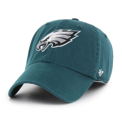 '47 Men's '47 Green Philadelphia Eagles Franchise Logo Fitted Hat 