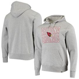 '47 Men's '47 Heathered Gray Arizona Cardinals Bevel Pullover Hoodie