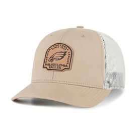 '47 Men's '47 Khaki Philadelphia Eagles Bonehide Trucker Adjustable Hat 