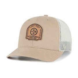 '47 Men's '47 Khaki Pittsburgh Steelers Bonehide Trucker Adjustable Hat 