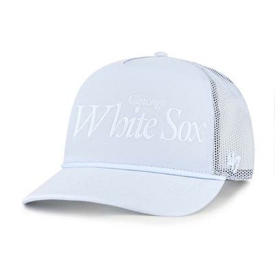 '47 Men's '47 Light Blue Chicago White Sox Foundation Script Hitch Adjustable Trucker Hat 