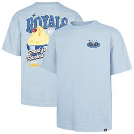 '47 Men's '47 Light Blue Kansas City Royals Ice Cream Parlor Foundation T-Shirt 