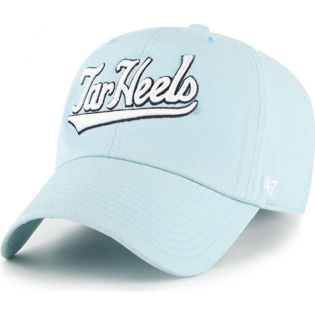 '47 Men's '47 Light Blue North Carolina Tar Heels Clean Up Adjustable Hat 