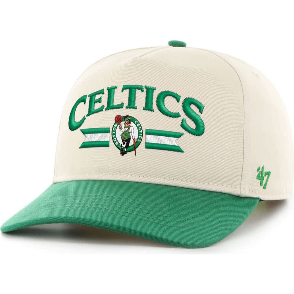 '47 Men's '47 Natural Boston Celtics Fast Break Chase Hitch Adjustable Hat 