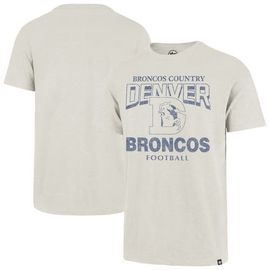 '47 Men's '47 Natural Denver Broncos Head On Scrum Slub T-Shirt 