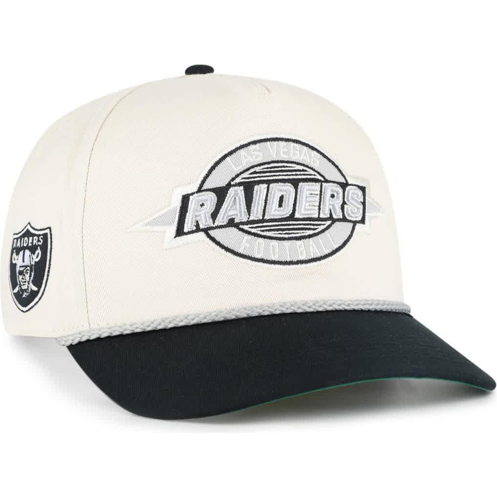 '47 Men's '47 Natural Las Vegas Raiders Frame Out Two Tone Hitch Adjustable Hat 