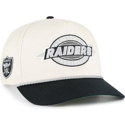 '47 Men's '47 Natural Las Vegas Raiders Frame Out Two Tone Hitch Adjustable Hat 