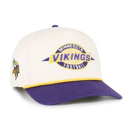 '47 Men's '47 Natural Minnesota Vikings Frame Out Two Tone Hitch Adjustable Hat 