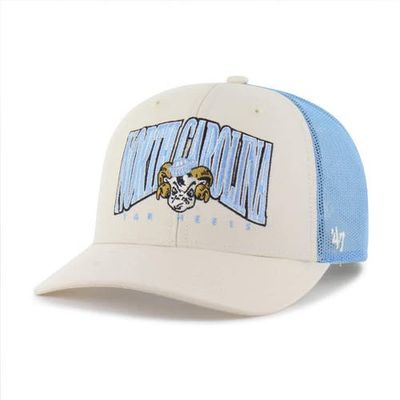 '47 Men's '47 Natural North Carolina Tar Heels Drawbridge Trucker Adjustable Hat 