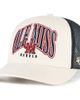 '47 Men's '47 Natural Ole Miss Rebels Drawbridge Trucker Adjustable Hat  - 1