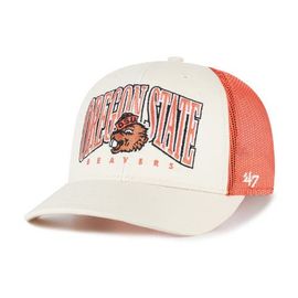 '47 Men's '47 Natural Oregon State Beavers Drawbridge Trucker Adjustable Hat 