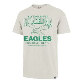 '47 Men's '47 Natural Philadelphia Eagles Head On Scrum Slub T-Shirt 