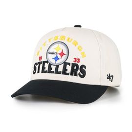 '47 Men's '47 Natural Pittsburgh Steelers Arcitext Hitch Adjustable Hat 