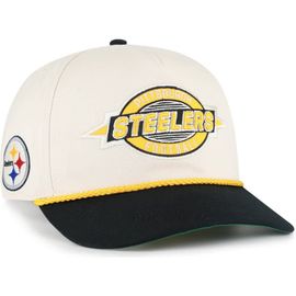 '47 Men's '47 Natural Pittsburgh Steelers Frame Out Two Tone Hitch Adjustable Hat 