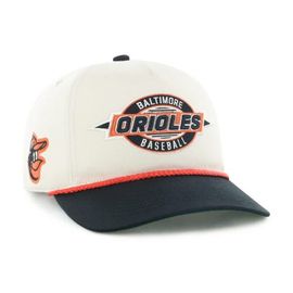 '47 Men's '47 Natural/Black Baltimore Orioles Frame Out Hitch Adjustable Hat 