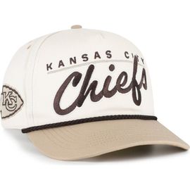 '47 Men's '47 Natural/Tan Kansas City Chiefs Neutral Terrain Hitch Rope Adjustable Hat 