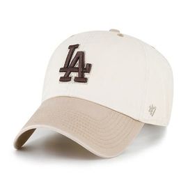 '47 Men's '47 Natural/Tan Los Angeles Dodgers Neutral Terrain Clean Up Adjustable Hat 