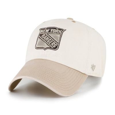 '47 Men's '47 Natural/Tan New York Rangers Neutral Terrain Clean Up Adjustable Hat 