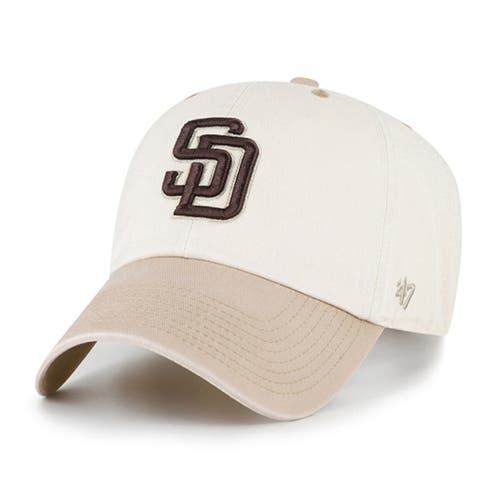 '47 Men's '47 Natural/Tan San Diego Padres Neutral Terrain Clean Up Adjustable Hat 