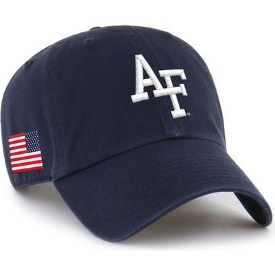 '47 Men's '47 Navy Air Force Falcons Americana Heritage Clean Up Adjustable Hat 
