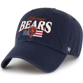 '47 Men's '47 Navy Chicago Bears American Flag Clean Up Adjustable Hat 