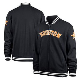'47 Men's '47 Navy Houston Astros Wax Pack Pro Camden Full-Zip Track Jacket 