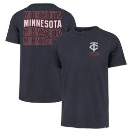 '47 Men's '47 Navy Minnesota Twins Hang Back Franklin T-Shirt 