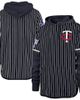'47 Men's '47 Navy Minnesota Twins Pinstripe Double Header Pullover Hoodie  - 1