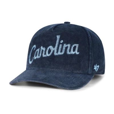 '47 Men's '47 Navy North Carolina Tar Heels Reclaim Snow Wash Corduroy Hitch Adjustable Hat 