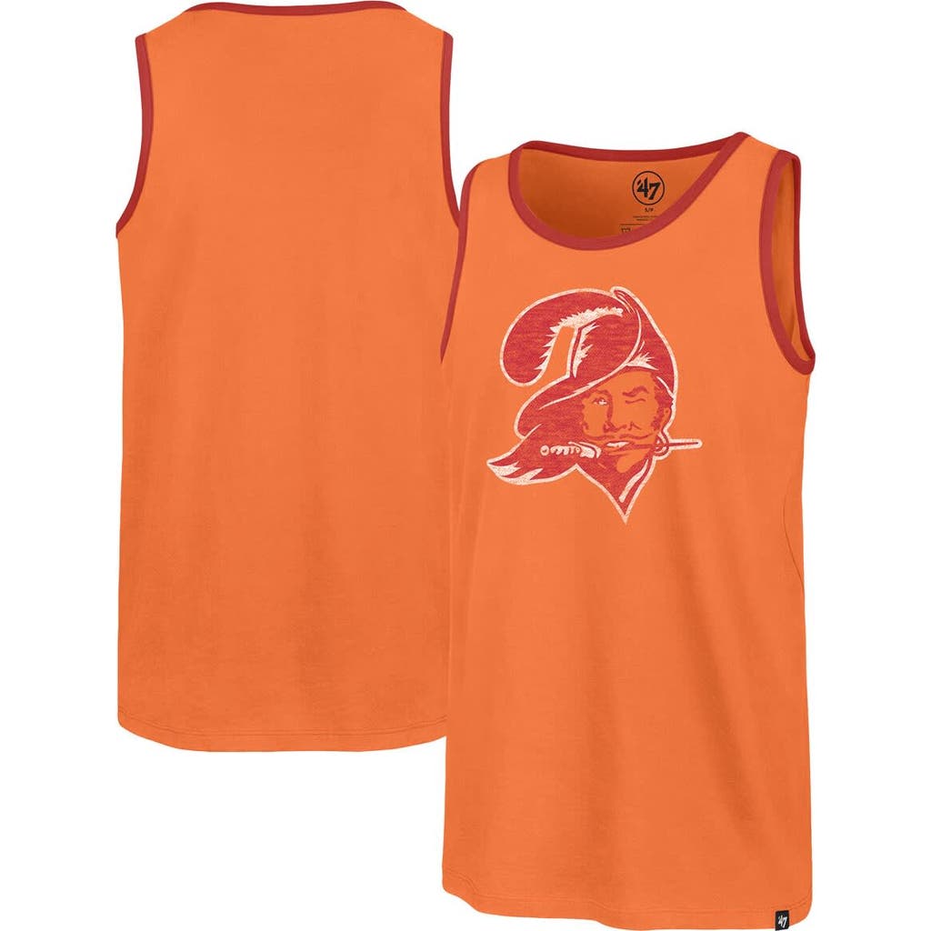 '47 Men's '47 Orange Tampa Bay Buccaneers Premier Franklin Tank Top 
