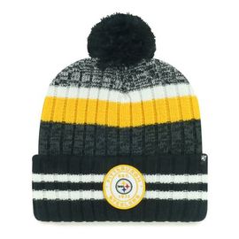 '47 Men's '47 Pittsburgh Steelers Quiver Cuffed Knit Hat with Pom